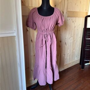 Old Navy - Elegant Pink Midi Dress